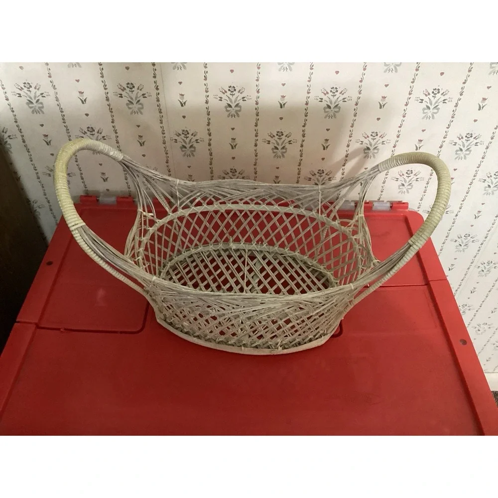 Lightweight Double Handled Storage Basket Bread Rolls Fruit Washcloths Decor 16